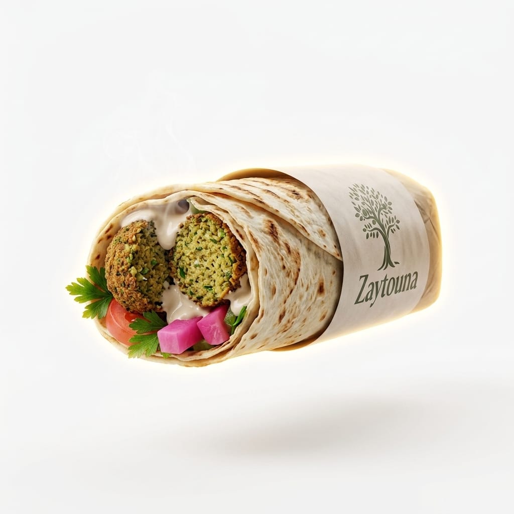 Falafel tekercs