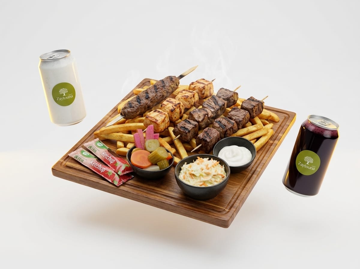 Vegyes grill tál